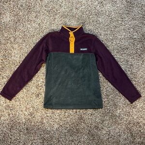 Columbia Purple and Orange Fleece Jacket
